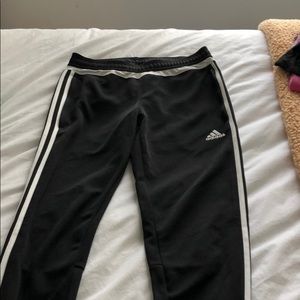 Adidas soccer pant with ankle zippers